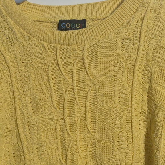 Yellow Cable Knit Sweater - Picture 6 of 12